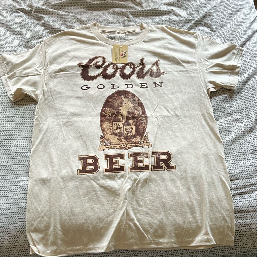 Coors golden T-shirt size Large